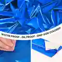 Mantel En Papel Aluminio Azul Rey Fiestas Y Decoración