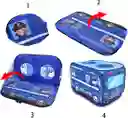 Carpa Camping Set Forma Carro Policia Infantil Unisex