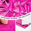 Mantel En Papel Aluminio Fucsia Fiestas Y Decoración
