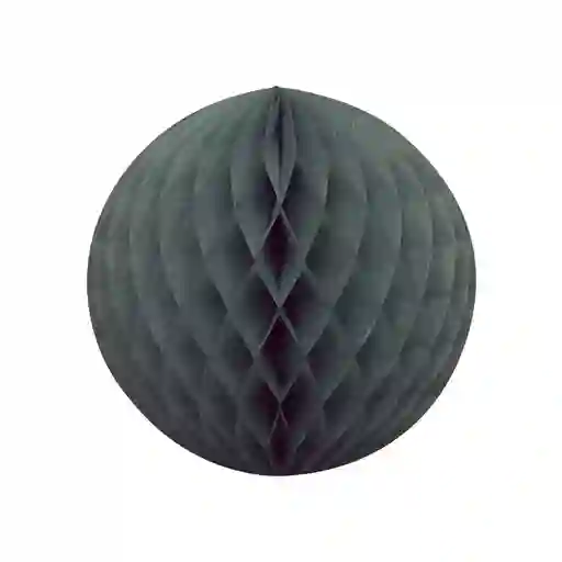 Esfera Mini De Papel Negro X 1 Und
