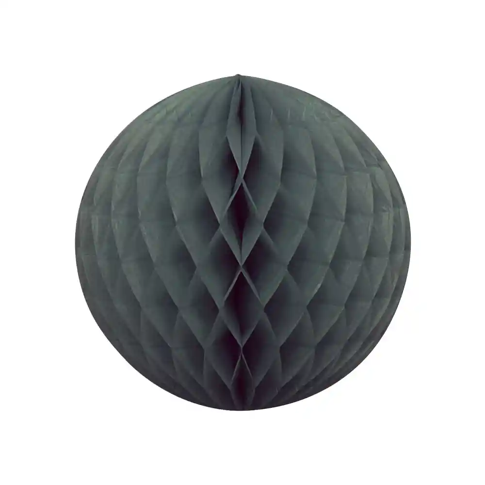 Esfera Mini De Papel Negro X 1 Und