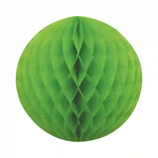 Esfera Pequeña De Papel Verde Limon X 1 Und