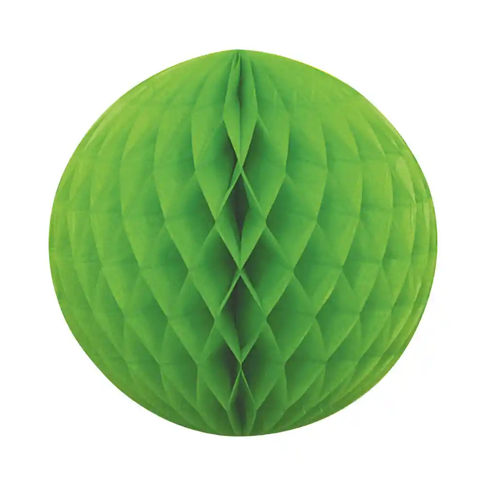 Esfera Pequeña De Papel Verde Limon X 1 Und