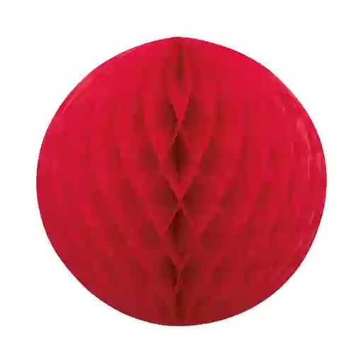 Esfera Pequeña De Papel Rojo X 1 Und