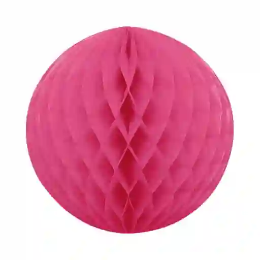 Esfera Pequeña De Papel Fucsia X 1 Und