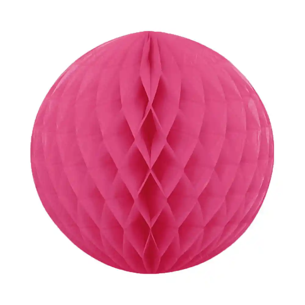 Esfera Pequeña De Papel Fucsia X 1 Und