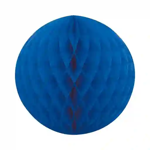 Esfera Pequeña De Papel Azul Rey X 1 Und