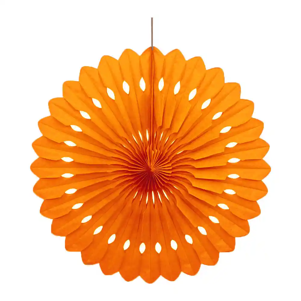Abanico Naranja Grande X 1 Und