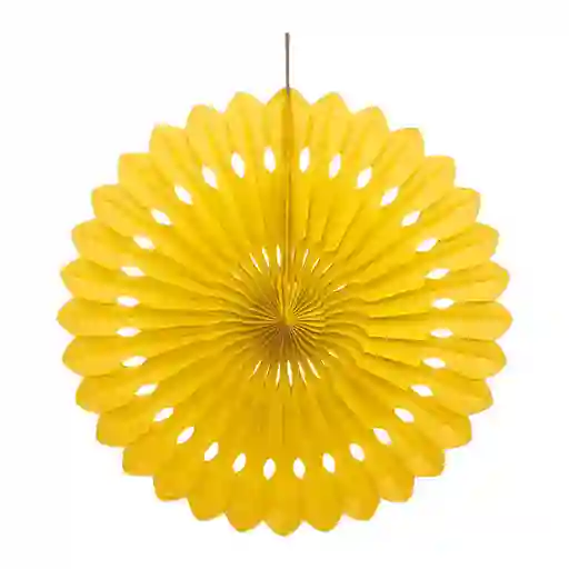 Abanico Amarillo Grande X 1 Und