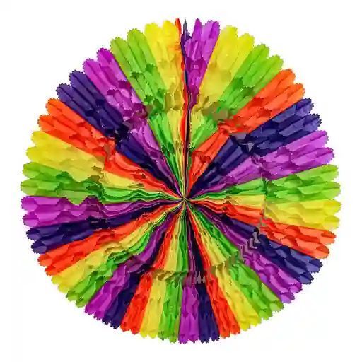 Abanico Multicolor Grande X 1 Und