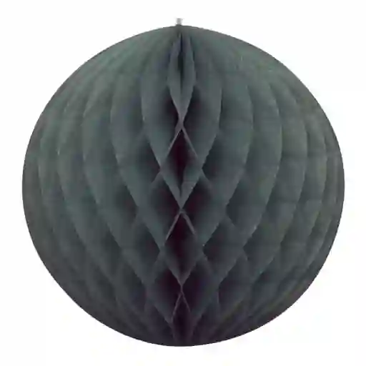 Esfera Pequeña De Papel Negra X 1 Und