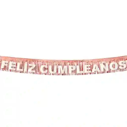 Letrero F.c Flecos Meta. Oro Rosa X 1 Und