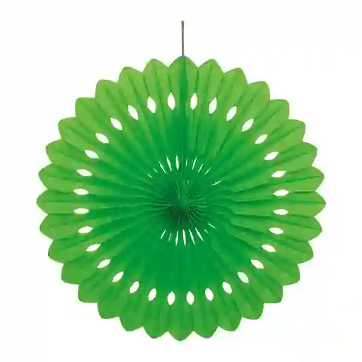 Abanico Verde Limon Grande X 1 Und