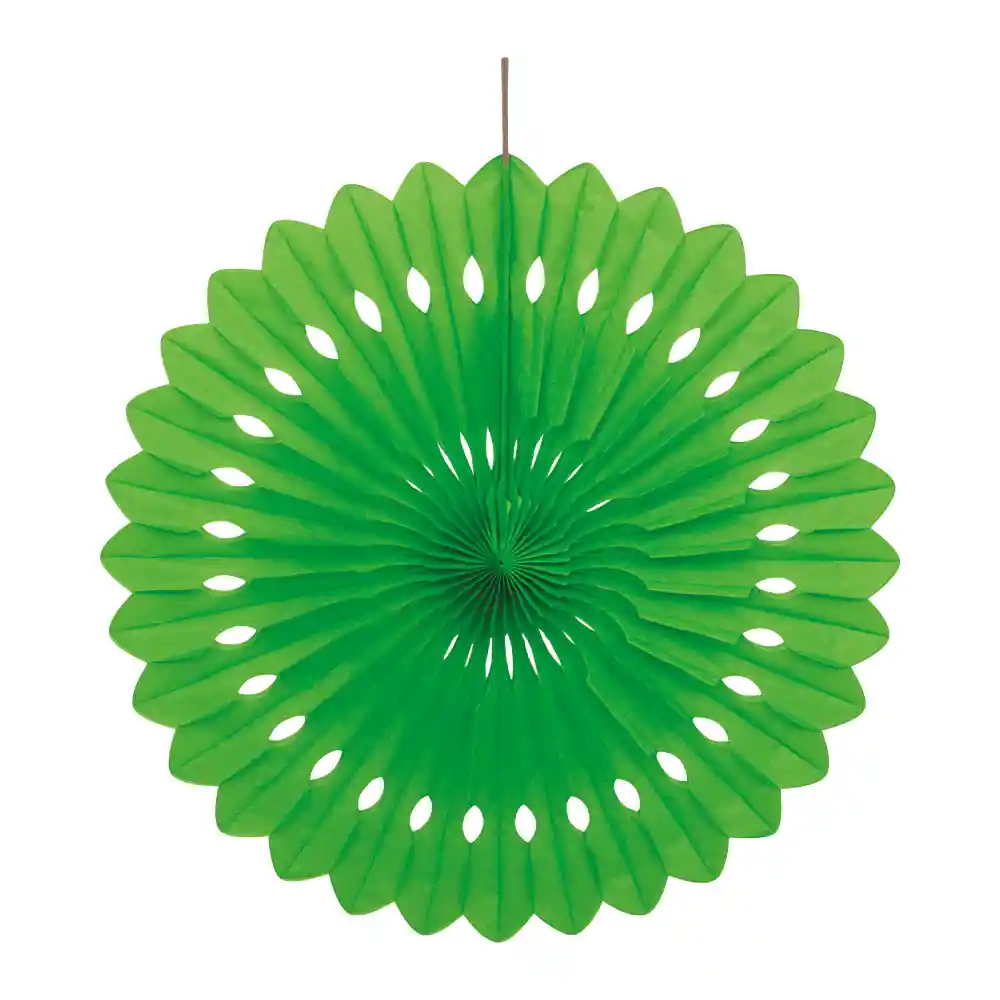 Abanico Verde Limon Grande X 1 Und