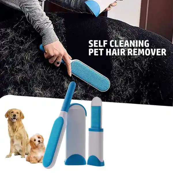 Cepillo Removedor De Pelusa Mascotas Con Base