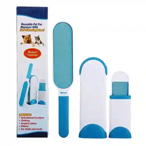 Cepillo Removedor De Pelusa Mascotas Con Base