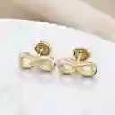 Topos Aretes Infinitos Oro Laminado 18k