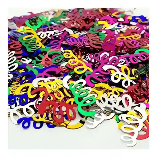 Confeti De Mesa Serpentinas Mixto X 1 Und