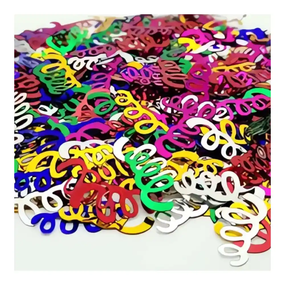 Confeti De Mesa Serpentinas Mixto X 1 Und