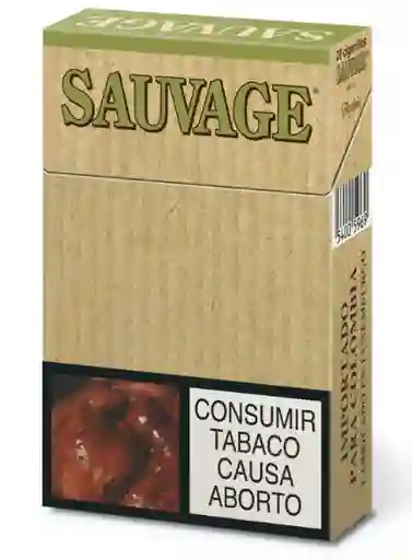 Tabaco Sauvage Cajetilla Por 20 Cigarrillos.