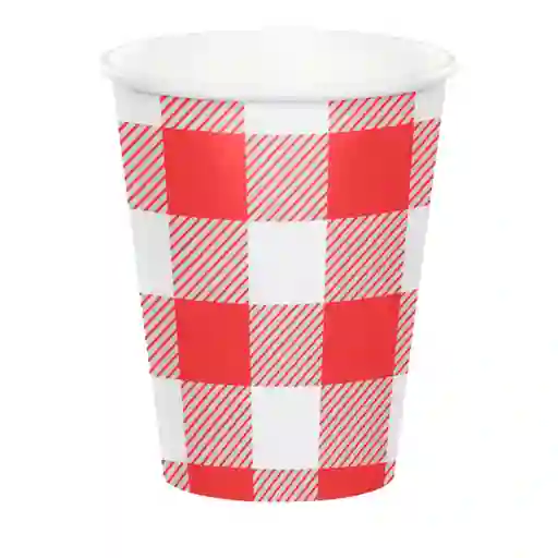 Vaso 7oz Picnic Rojo X 12 Und