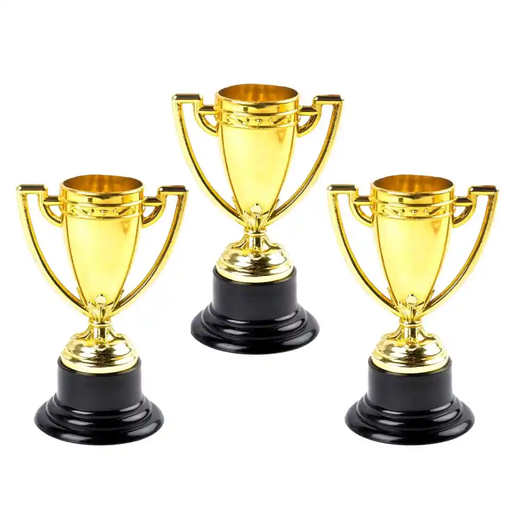 Set Trofeos Dorados X 3 Und
