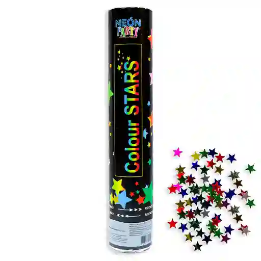 Lanza Confetti Estrellas Surtidas X 1 Und