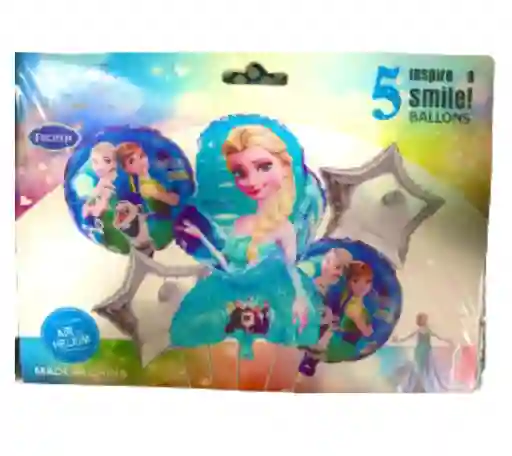 Set Globos Metalizado Frozen