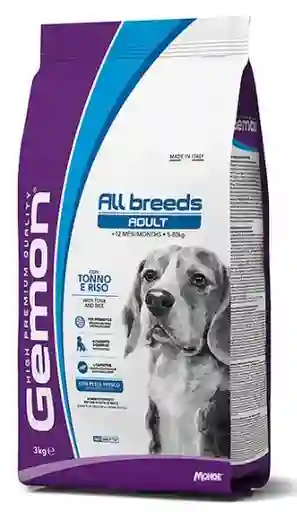 Gemon Medium Adult Atun Y Arroz X 3 Kg