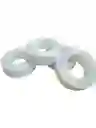 4 Cintas Mágica Adhesiva Transparente Para Ropa Y Piel 5metros Para Carrito