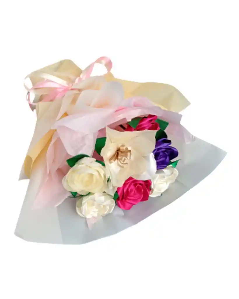 Rosas Y Lirio Con Chocolates Unicornio