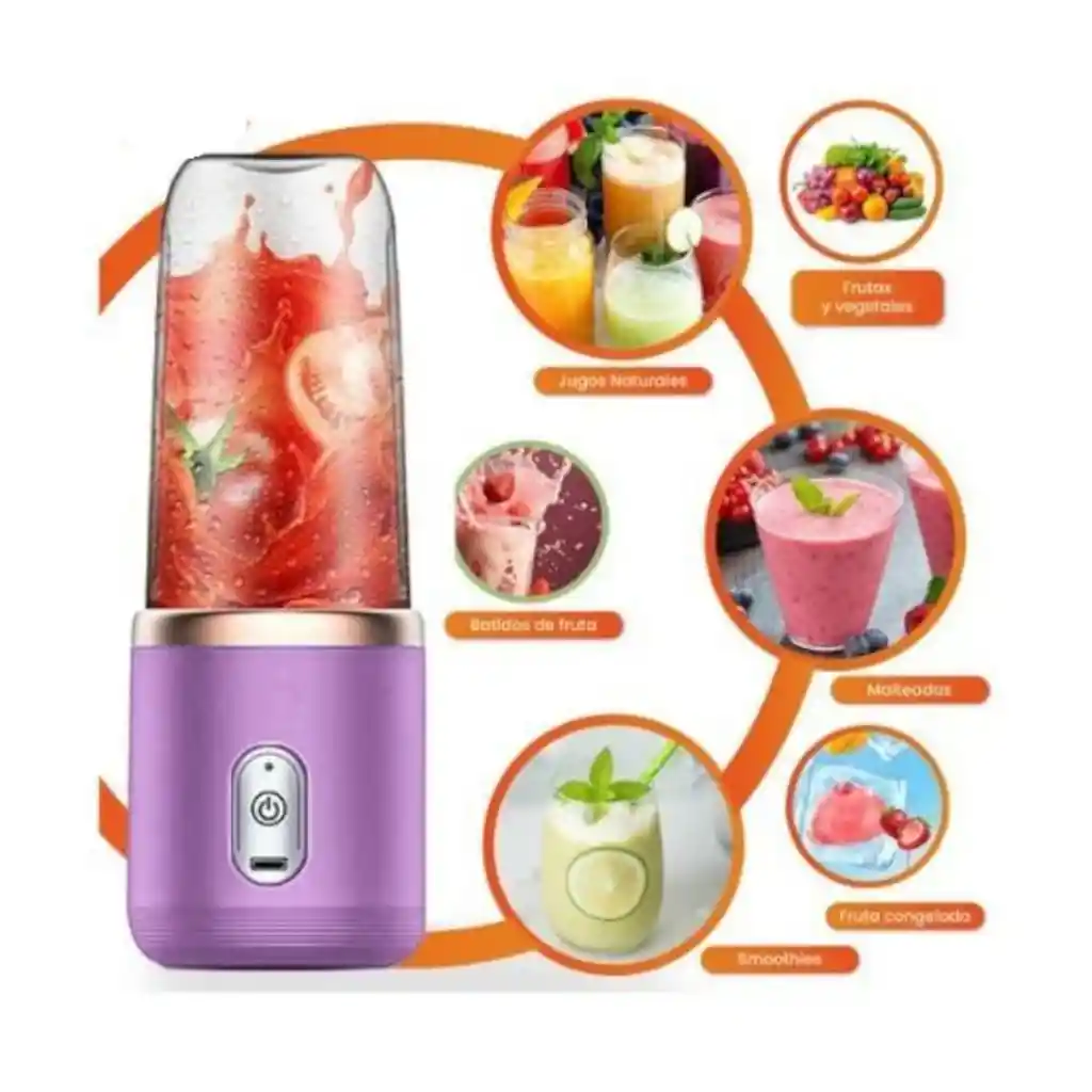 Licuadora Portátil Mini+botilito *400ml