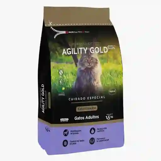 Agility Gold - Gatos Esterilizados - 3 Kg