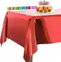 Mantel En Papel Aluminio Rojo Fiestas Y Decoración