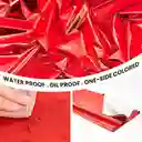Mantel En Papel Aluminio Rojo Fiestas Y Decoración