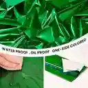 Mantel En Papel Aluminio Verde Fiestas Y Decoración