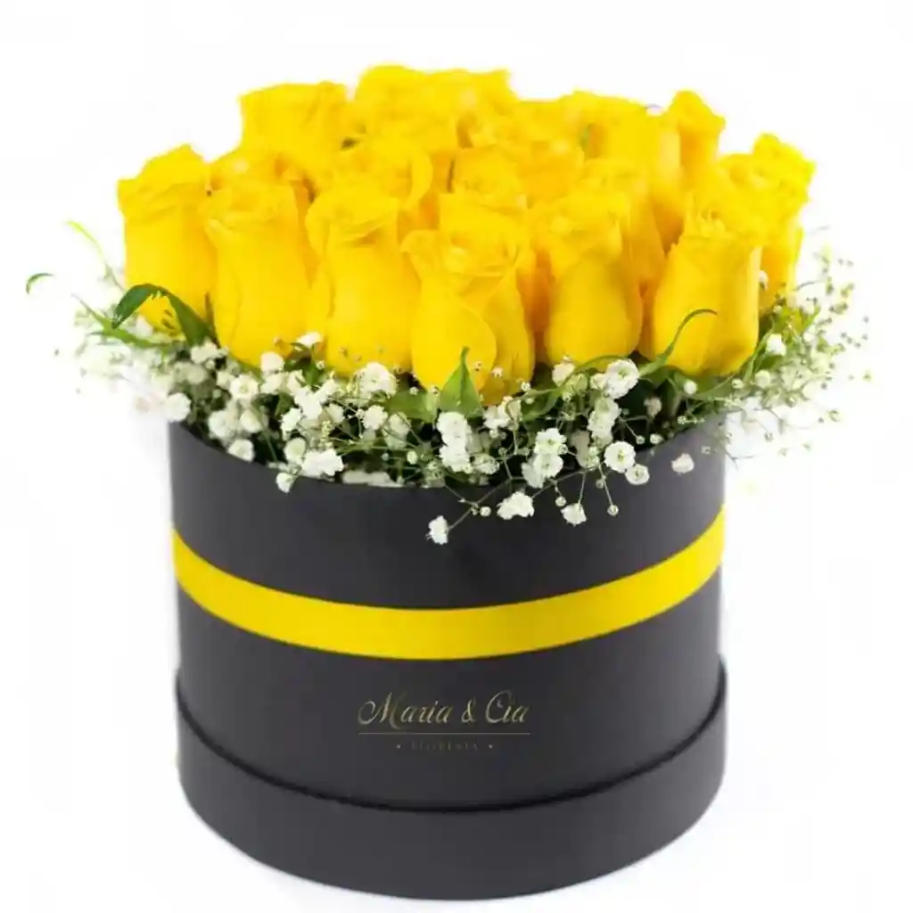 Flores Rosas En Cilindro - Cilindro De Amor Eterno