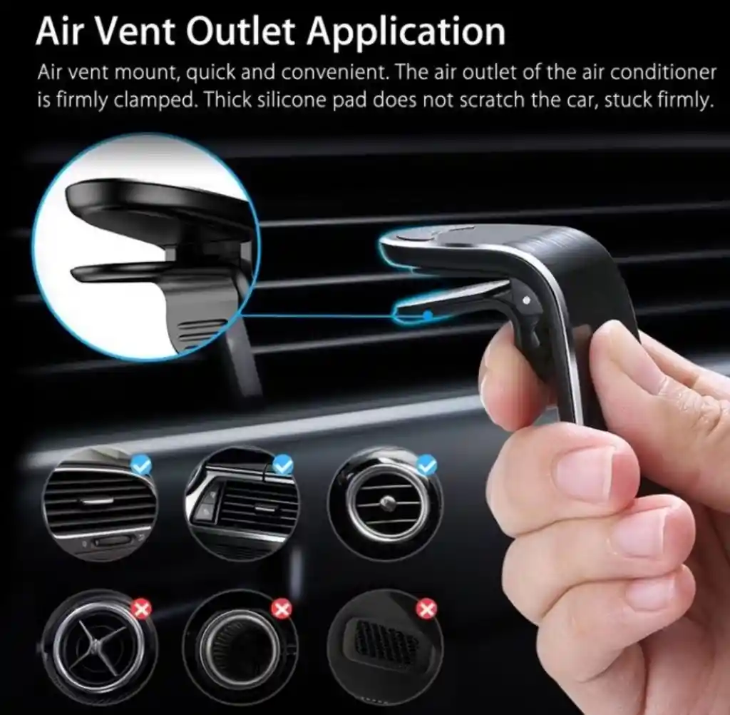 Soporte Celular Holder Magnético Para Carro