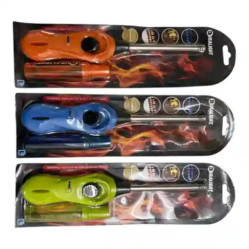 Encendedor Mechero Horno Estufas Cocina Asado Bbq Chimenea Recargable + 1 Gas Butano Gratis