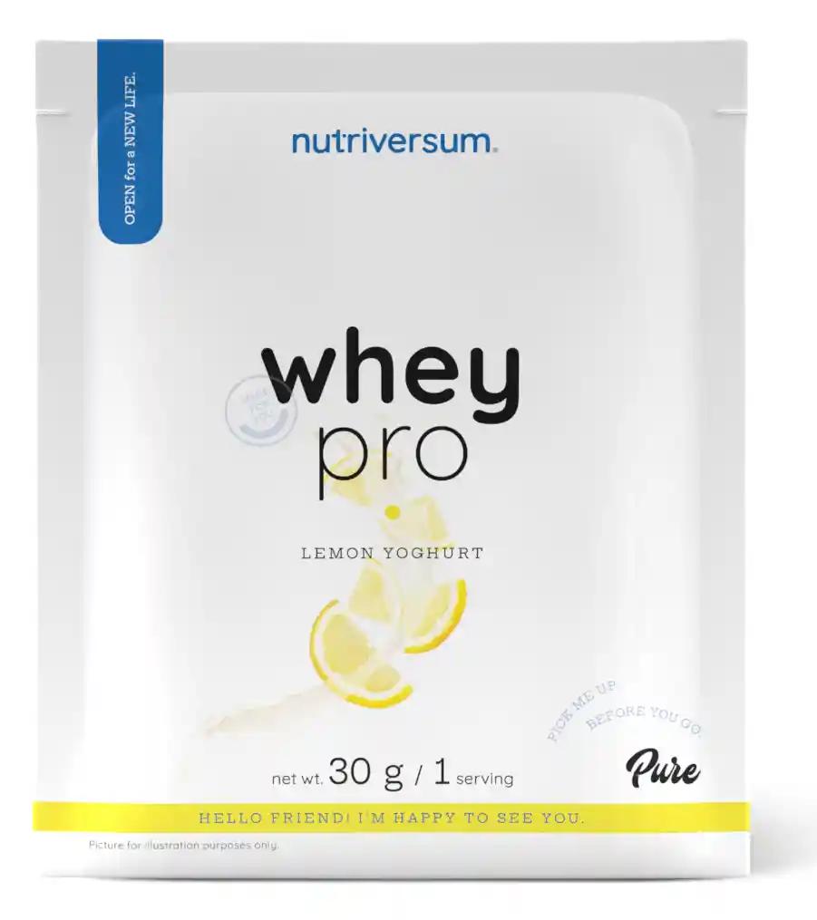 Proteina Whey Pro Yogurt Limon Sachet Nutriversum 30g