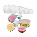 Tapas Para Recipientes Y Ollas En Silicona *6 Piezas