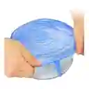 Tapas Para Recipientes Y Ollas En Silicona *6 Piezas