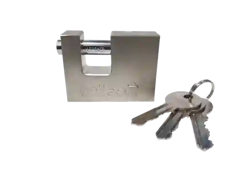 Candado Anticizalla De Seguridad 60mm Unitec Cromado