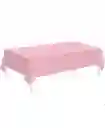 Mantel Rosado En Plástico Resistente Reutilizable