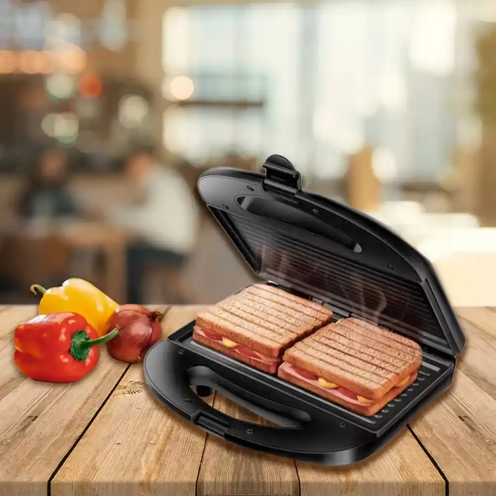 Sandwichera Parrilla De Prensa Antiadheren 750w