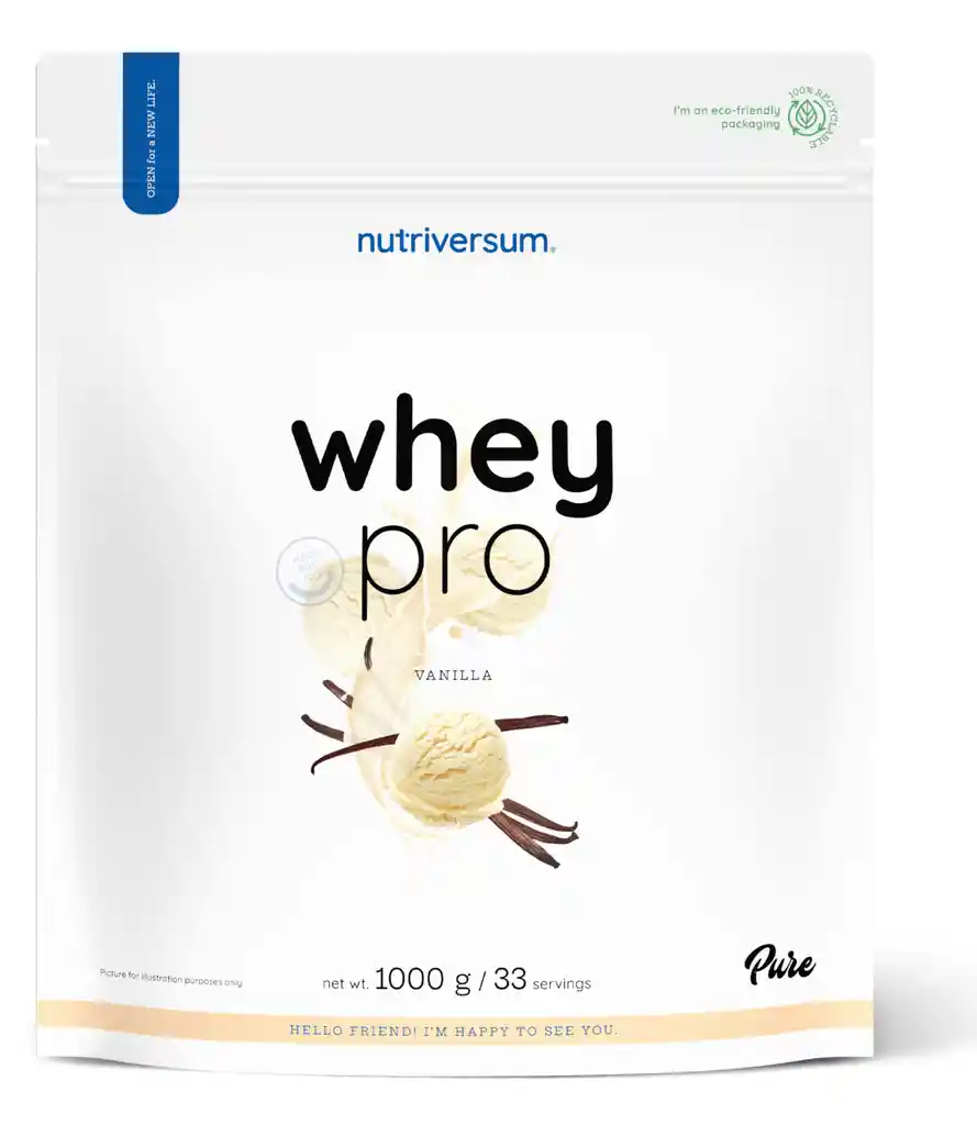 Proteina Whey Pro Vainilla Nutriversum 1000g