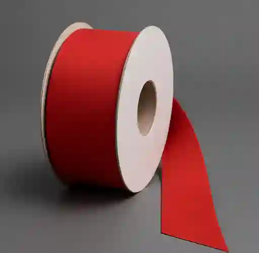 Cinta Roja Ancha 3 Cm Papel Brillante X 1 Mt