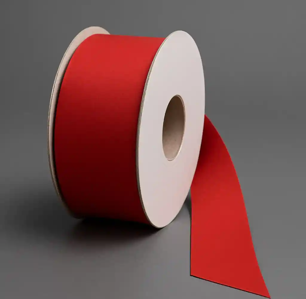 Cinta Roja Ancha 3 Cm Papel Brillante X 1 Mt