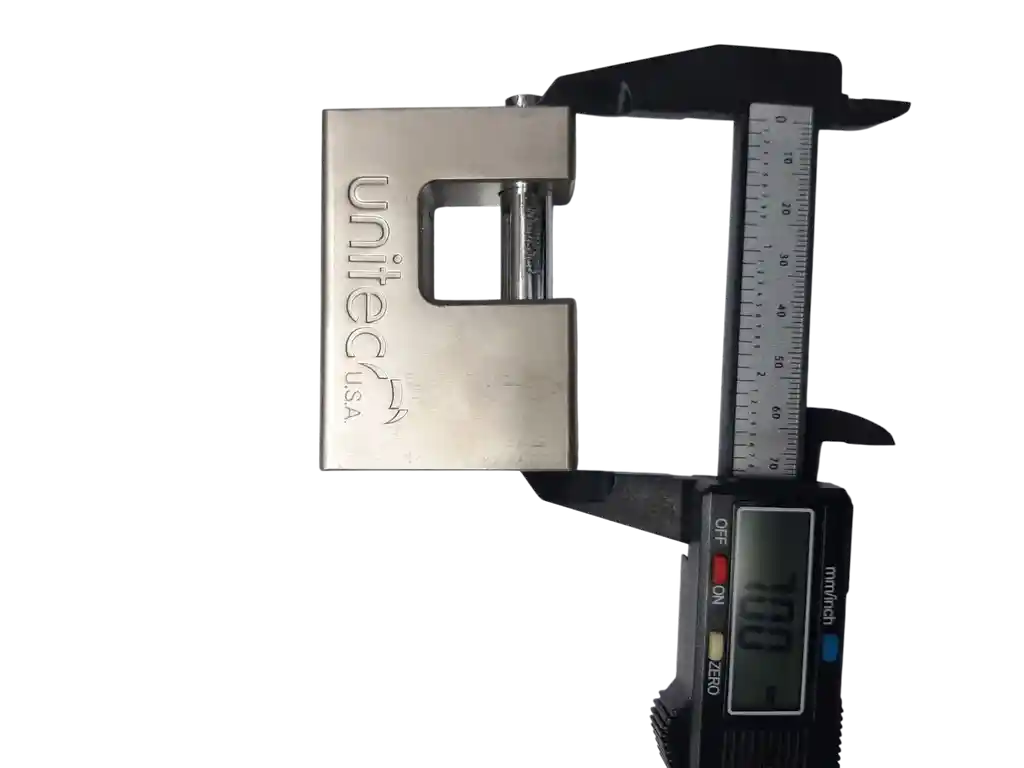 Candado Anticizalla De Seguridad 70mm Unitec Cromado