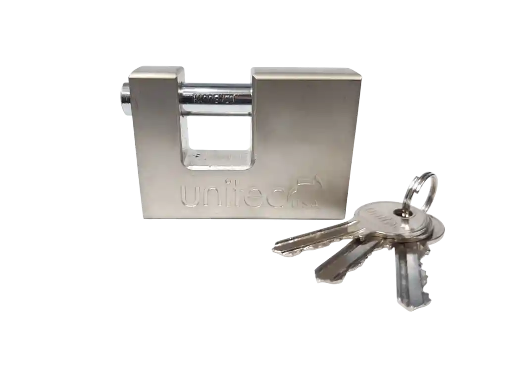 Candado Anticizalla De Seguridad 70mm Unitec Cromado